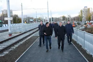 В Челябинске открыли мост на Черкасской на девять месяцев раньше