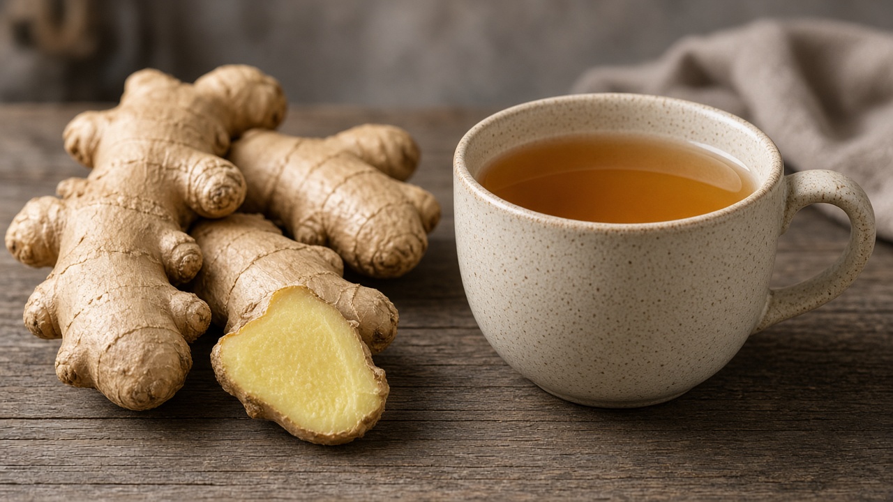 Имбирь в напитке без лишних обещаний